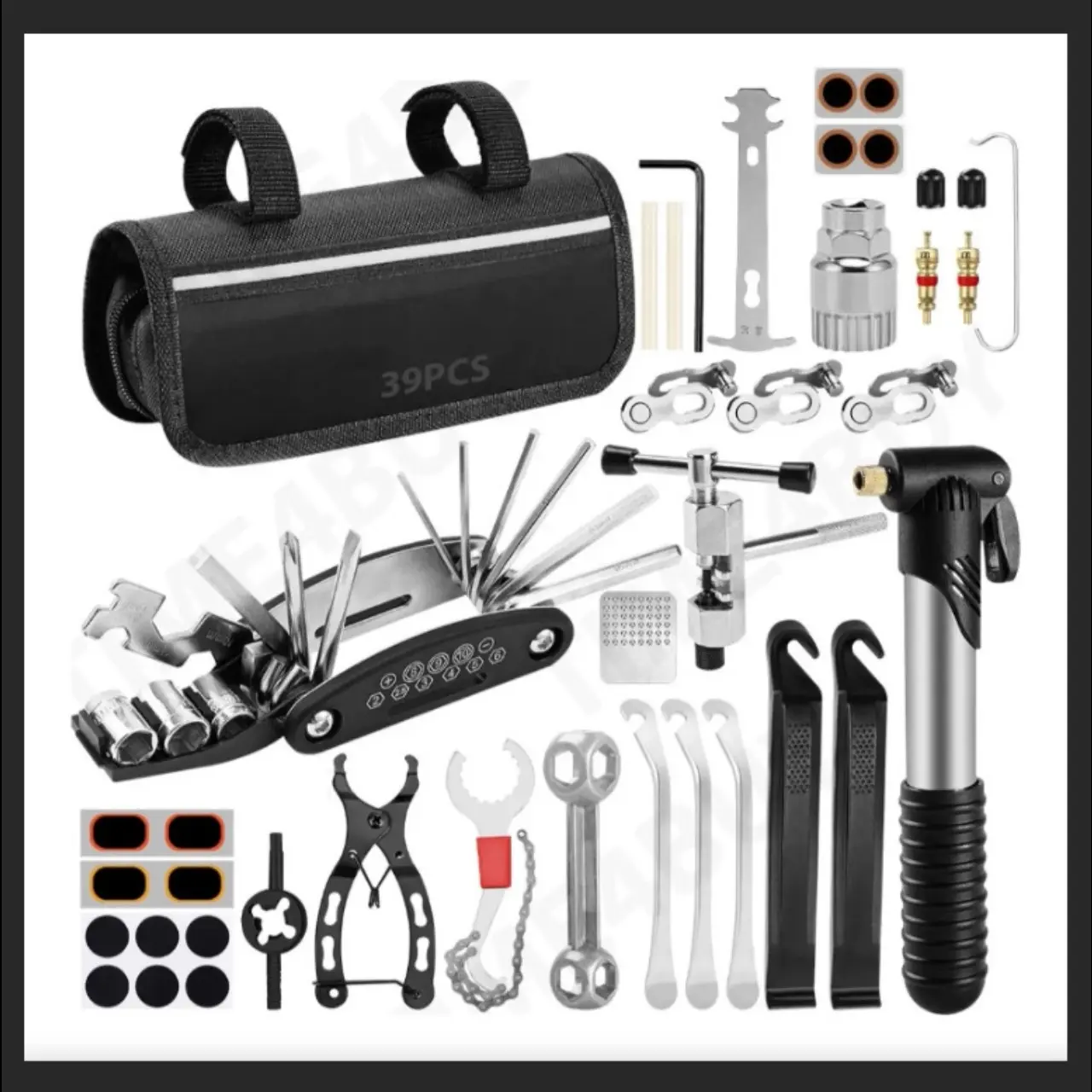 Bestselling 41-Piece Bicycle Repair Tool Set, Mountain Bike Aluminum Air Pump, Cycling Gear, Essential Bike Maintenance Kit
