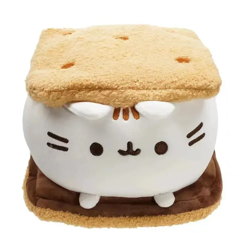 Cotton Simulated Japanese Anime Cat Plush Doll, Soft Stuffed Toy for Kids, House Decoration Accessory Gift, Bedroom