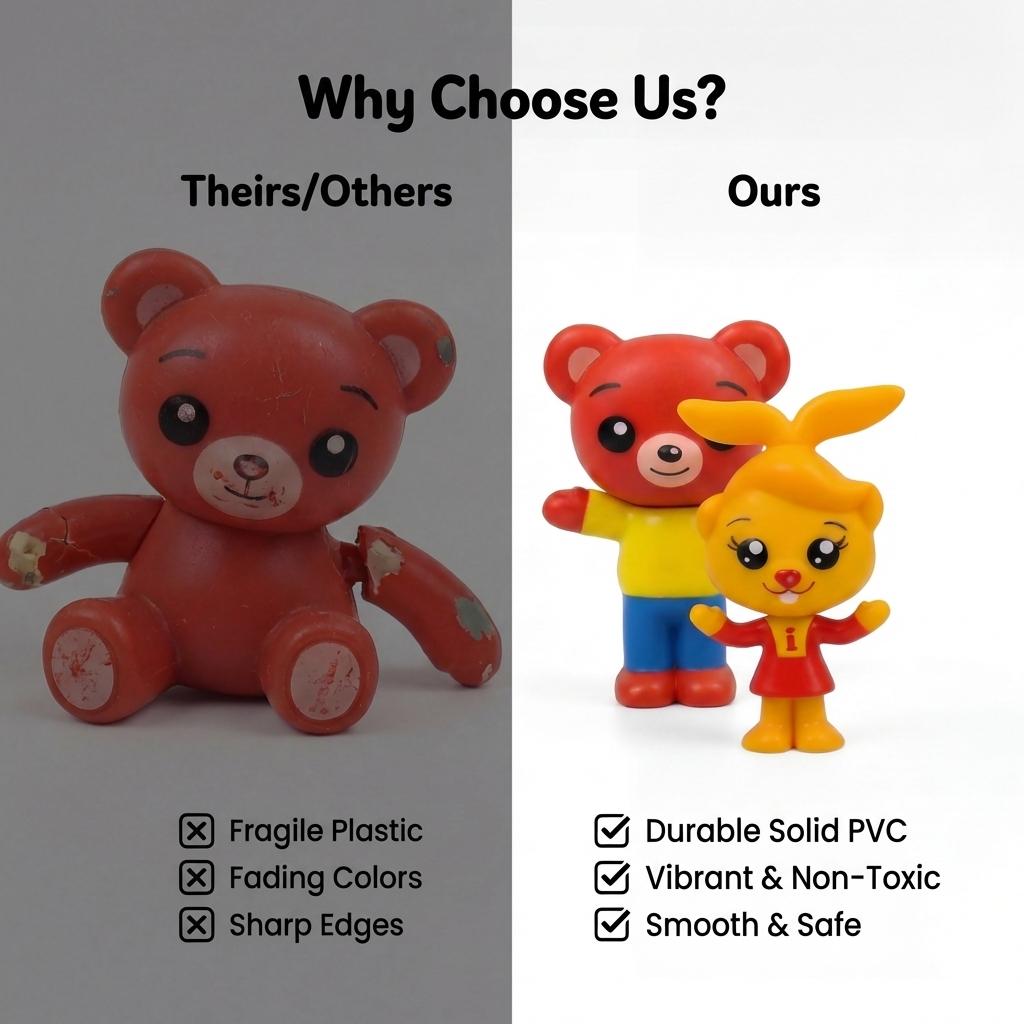 6 PCS Plim Plim Action Figures Set Mini PVC Cartoon Toys Cute Clown & Animal Friends Collectible Model Dolls for Kids Birthday Party Favors Cupcake Toppers Baby Shower Decorations Boys Girls Toddlers Gift Viral Nursery Figure