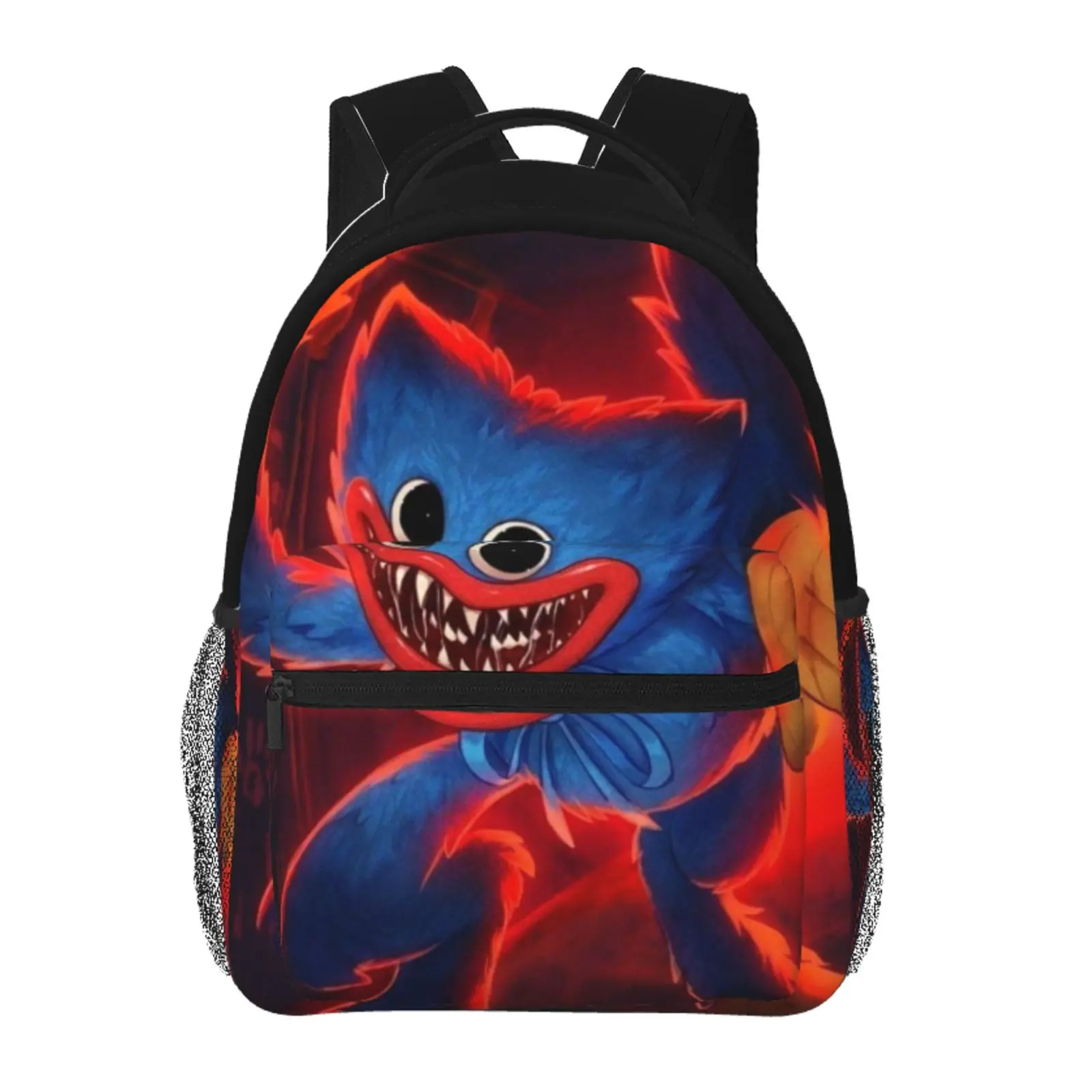 Huggy Wuggy Graphic Backpack - Chic Anime Cartoon Lightweight Bag with Adjustable Straps, Back to School Haul Pick for Teens, Unisex Fashion Gift for Thanksgiving, Best Friend for School College Use
