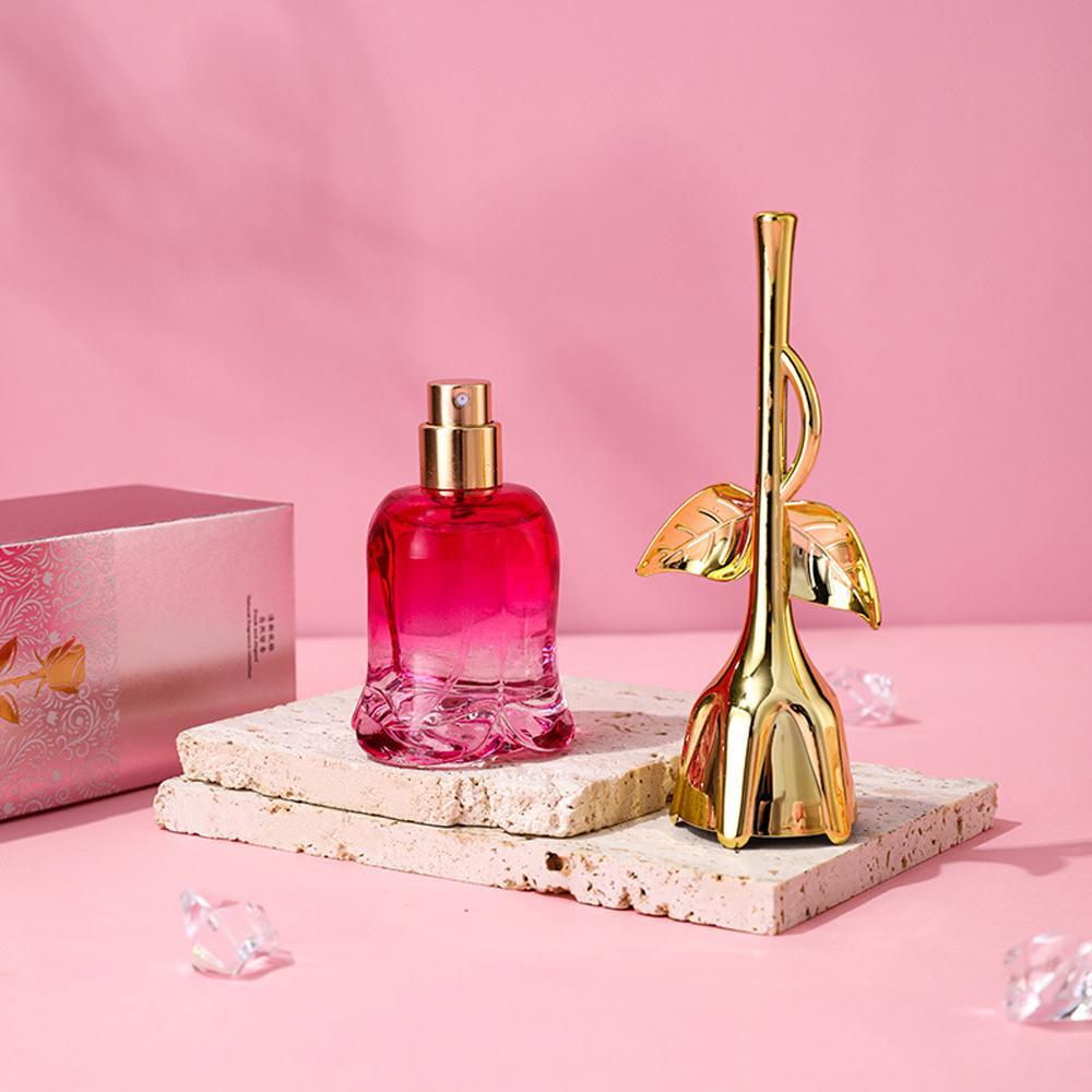 Women's Rose Pattern Perfume, Elegant Fragrance for Daily Life, Fashion Perfume For Party, Fragrance Scent Blend, Floral Scents Perfume #TOP PICKS