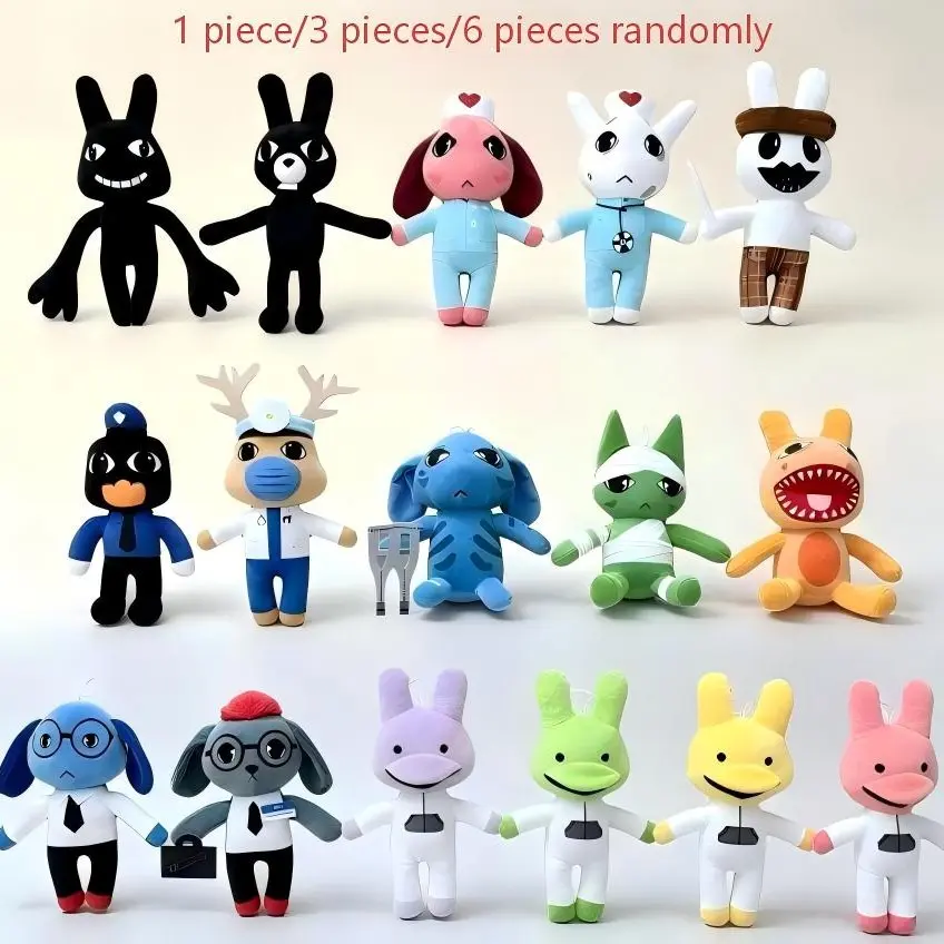 Plush Doll Animal Hospital Game Accessory, Creative Toy for Halloween and Christmas Gifts, Perfect Holiday Present Idea