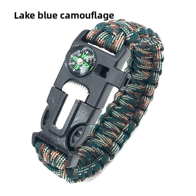 Paracord bracelet survival bracelet multifunctional five-in-one outdoor paracord camping adventure seven-core wristband