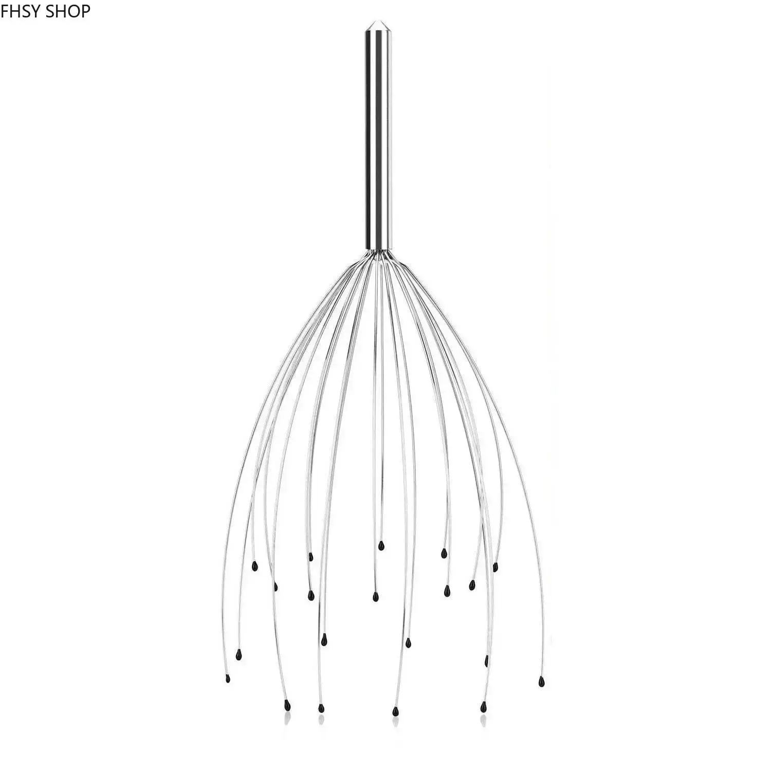 Viral 20-claw octopus head massager scalp tingler for stress & anxiety relief Niche handheld scalp stimulator head scratcher for all men women Soft flexible metal claws boost scalp circulation, bedtime wind-down and office stress relief
