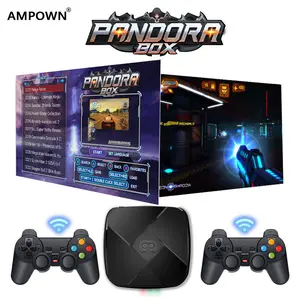 AMPOWN i3 2026 New 4K Android TV Game Console Dual Wireless Controllers 10000+ Games