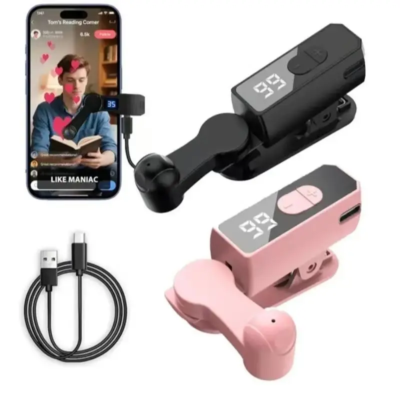 Smart Charging Automatic Clicker, Live Streaming Short Video Like Hanging Continuous Click Tool, Efficient Device for Social Media Engagement