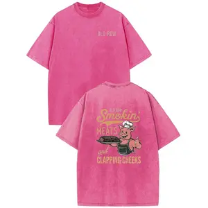 Men's Oversized Heavy-Weight Solid Cotton Drop Shoulder Vintage Streetwear Basic Tees, Baggy Hip Hop Unisex Loose Tops, Retro Acid Wash Casual Daily Outfit, Viral Y2K Aesthetic Street Shirt, Ideal Birthday Halloween Thanksgiving Christmas Holiday Gift Sel