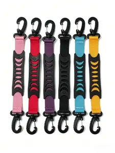 2pcs Inline Skates Handle Clips, Anti-Chafing Dual Hook Strap, Universal Portable Accessory for Ice Skating & Roller Skating