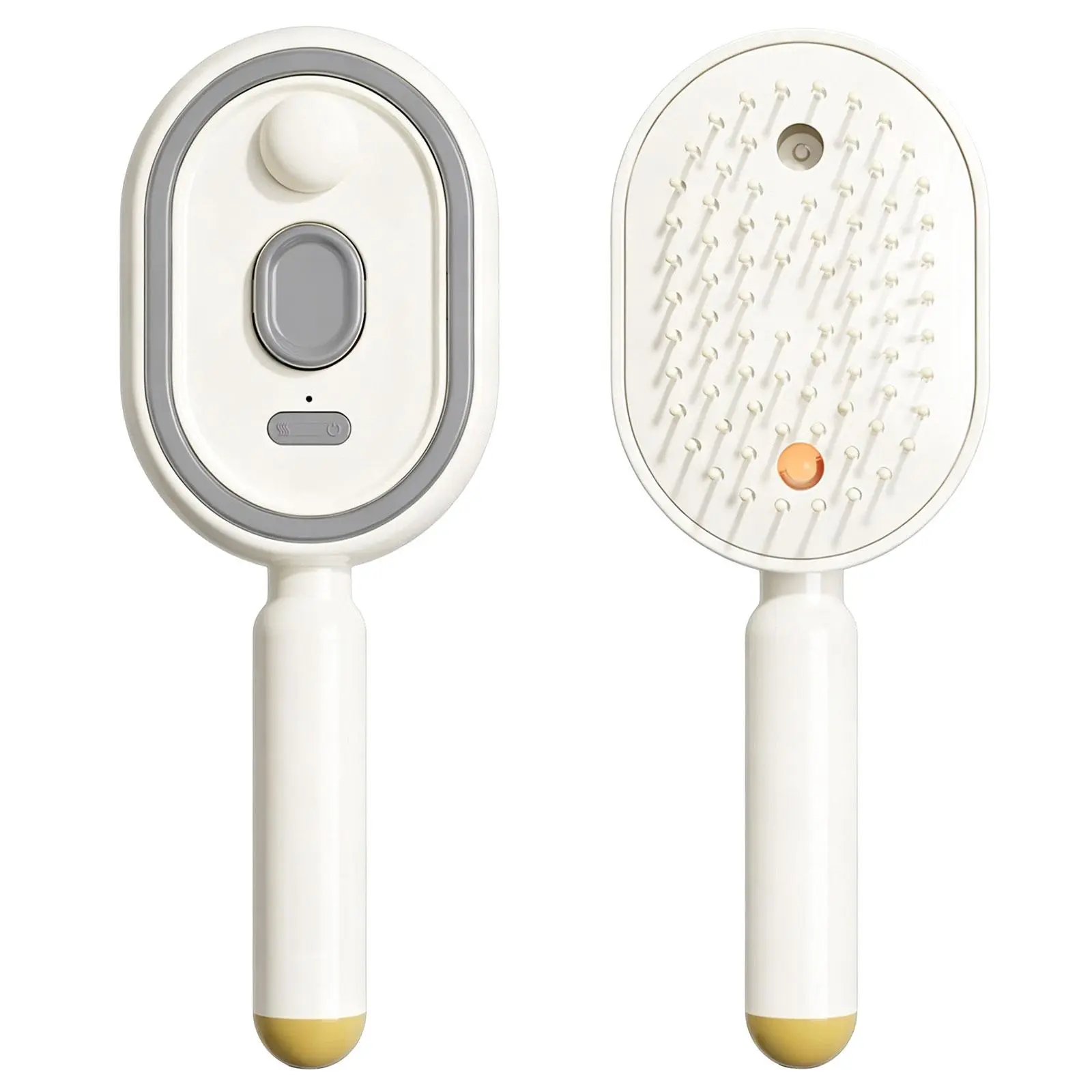 4-in-1 Electric Mist Air Cushion  Brush| Cream Minimalist Anti-Static Massage Comb, Portable Travel  Care Accessory, Thoughtful Birthday Gift For Women Girls(No  Straightening Function)