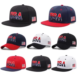 2026 New Fashion Patriotic Snapback Hat - Classic USA Emblem Embroidered American Flag Cap, Hip Hop Style, Unisex for Male, Female, National Emblem Hats with Patriotic Vibes
