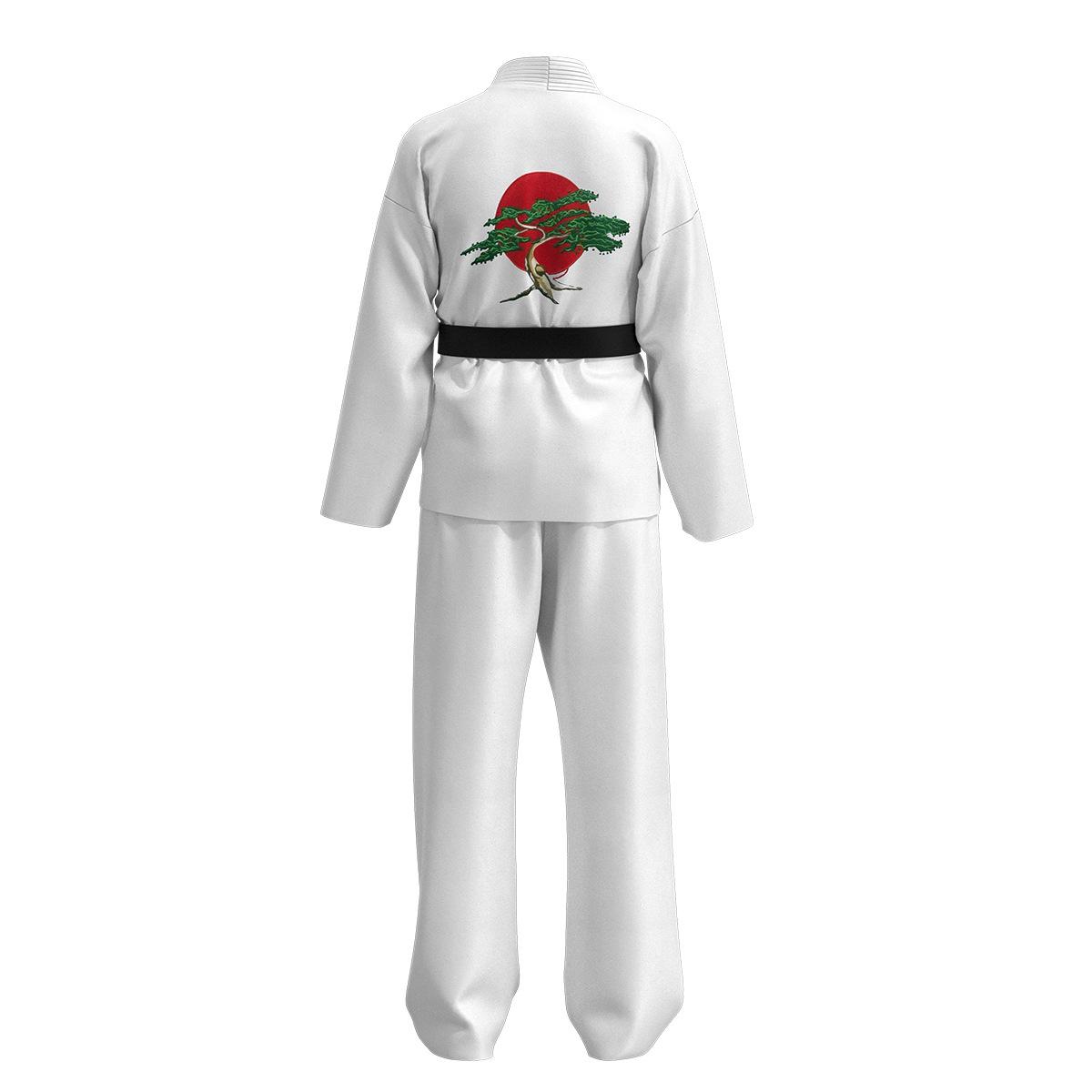 Karate Kids KOF Cobra Kai Cosplay Costume Kid Adult Black White Kimono Uniform Headband Anime Halloween Party Suit Tracksuit Karate Kids KOF Cobra Kai Cosplay Costume Kid Adult Black White Kimono Uniform Headband Anime Halloween Party Suit Tracksuit