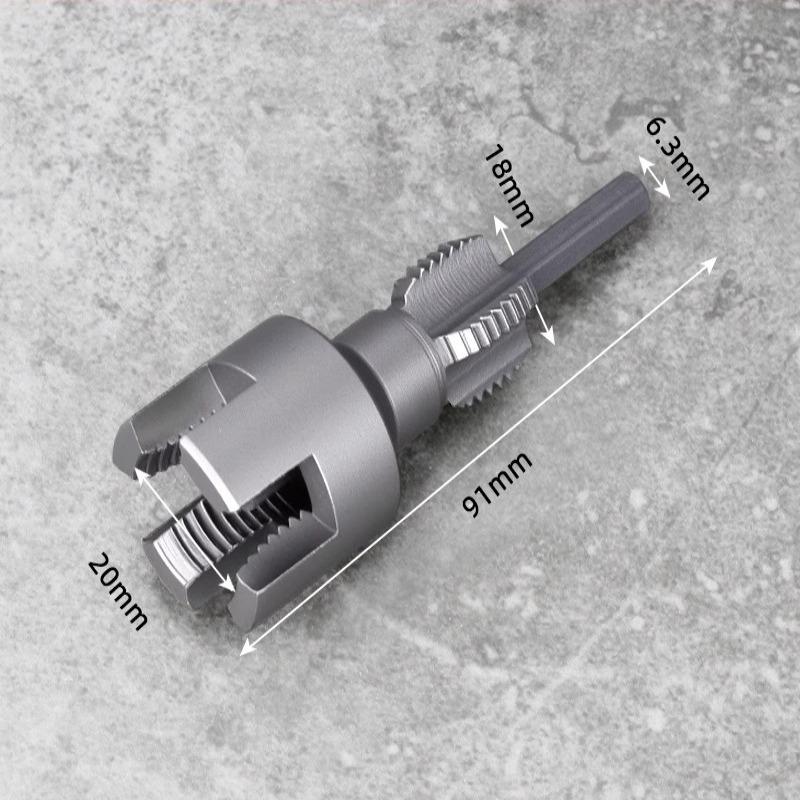 3PCS 1/2'' 3/4'' 1" PPR PVC Pipe Thread Cutting Tool Set, Integrated Internal & External Screw Tools Upgrade for DIY Plumbing Repair, Durable Design, Pipe Threading Tool 3PCS 1/2'' 3/4'' 1" PPR PVC Pipe Thread Cutting Tool Set, Integrated Internal & External Screw Tools Upgrade for DIY Plumbing Repair, Durable Design, Pipe Threading Tool