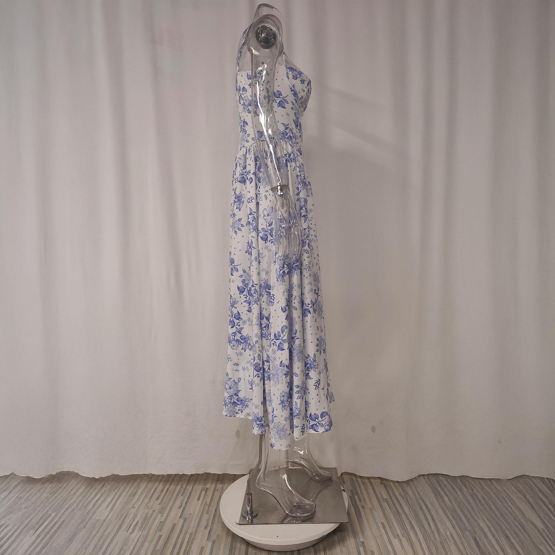 2026 beautiful women's clothing, new spring models, French retro court style solid color suspender dress