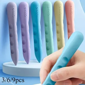 3/6/9pcs Eraser, large Eraser with anti loss holes, small pieces of Eraser without traces