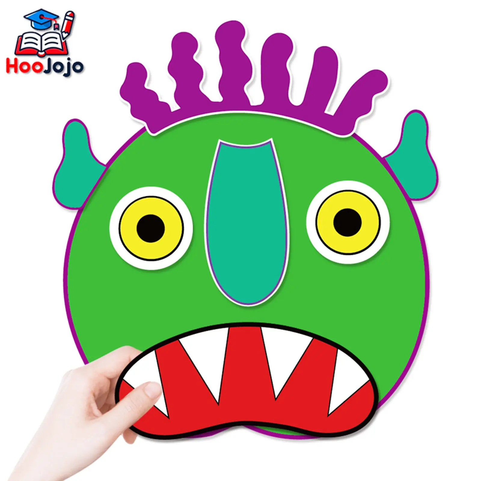 "Go Away, Big Green Monster" Felt Story Set,Preschool Teaching Prop, Learning Tool for Classroom Storytime, Early Childhood Education Toys