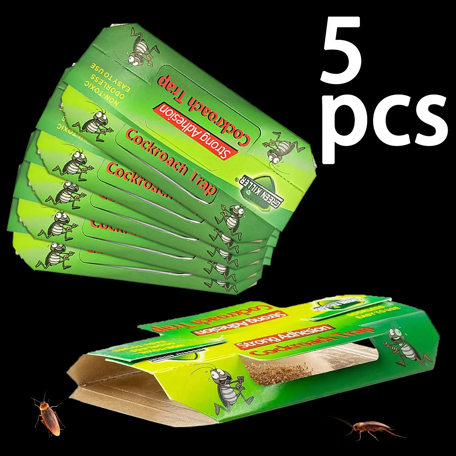 Cockroach Trap Set, 15pcs/5pcs Home Pest Control Box, Easy Use & Clean, Ideal for Apartments, Hotels, Restaurants, Dorms