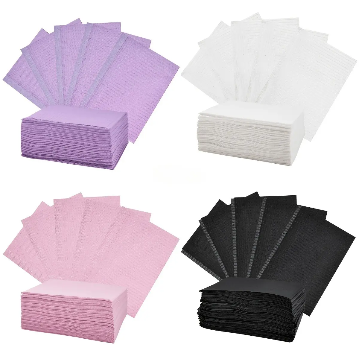 Premium 125-Pack Disposable Nail Tech Table Mat, High-Quality 3-Ply Leak-Proof Tattoo Pad, Professional Sanitary Absorbent Sheet for Salon & Tattooing, Easy Cleanup Nail Art Desk Cover