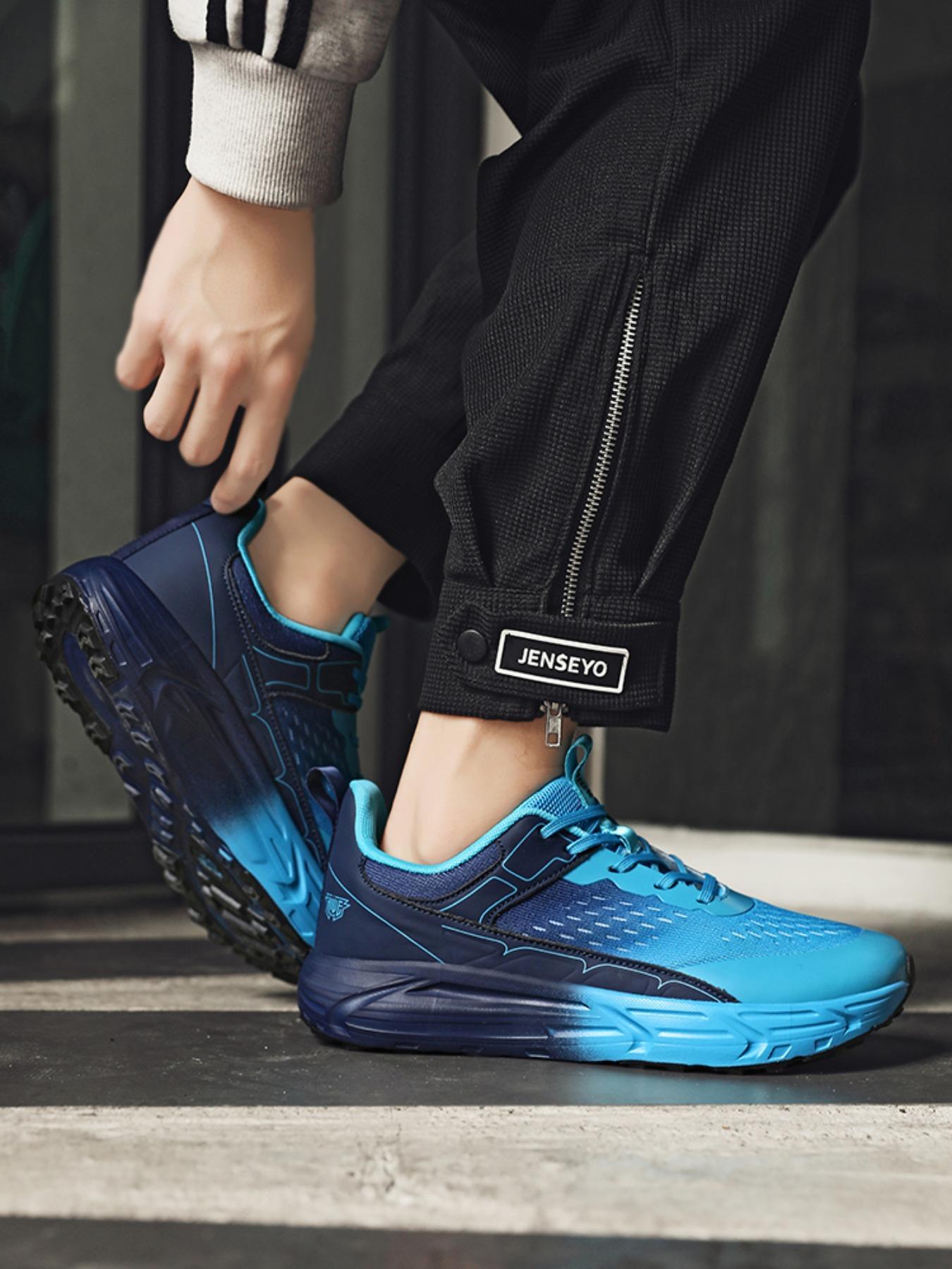 Men's  Chunky Running Sneakers, Breathable Mesh Upper, Ultra-Cushioned Thick Sole, Casual Athletic Shoes for American Runners