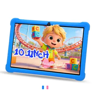 SummerWins DealsForYou Pink & Blue, Father's Day, 10.1-Inch Android Kids Tablet, Touchscreen Tablet, Online Class Ready, 2-in-1 Study & Learning, Lightweight & Shockproof, 5G WiFi, HD IPS, Bluetooth + Dual Camera, Smart Parental Control, Christmas