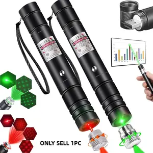 USB Rechargeable Multifunctional Laser Pointer, Equipped With Detachable Star Cap. Portable Handheld Laser Pen, Suitable For Speeches, Astronomy, Outdoor Activities And Interactive Play With Pets