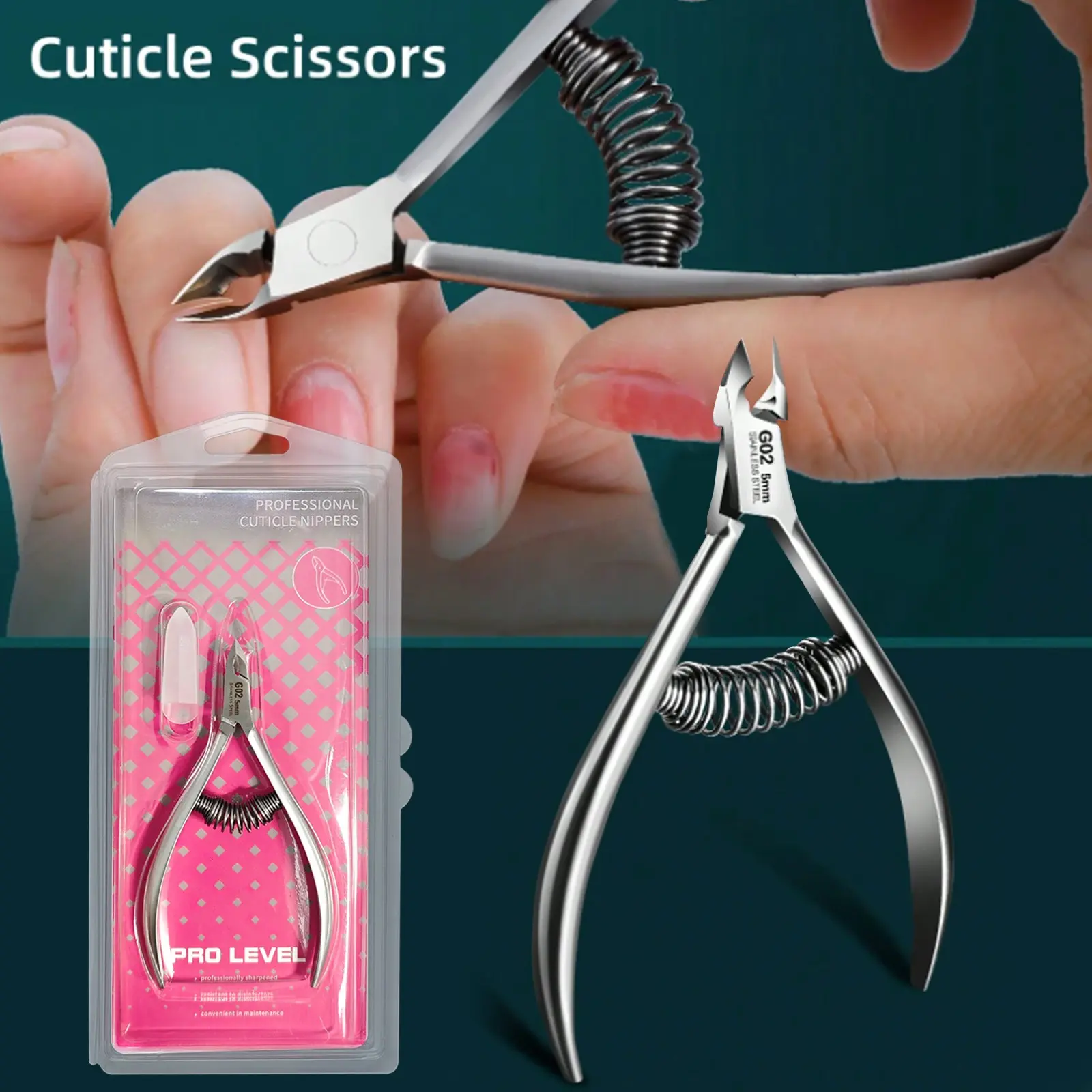 1pc Professional  Nail Clipper - Precise Thick Nail Corrector, Ingrown Toenail Trimmer, Edge Cutter, Multifunctional Nail Trimming Tool, Cuticle Scissors, for Home Nail Care