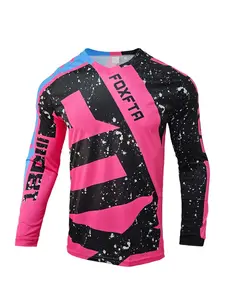 2026 men's outdoor off-road sports long sleeved quick drying breathable T-shirt Sports Top Quick Dry Jersey mountain bike sportswear MTB BMX ATV DH downhill off-road motorcycle racing suit Outdoor Apparel