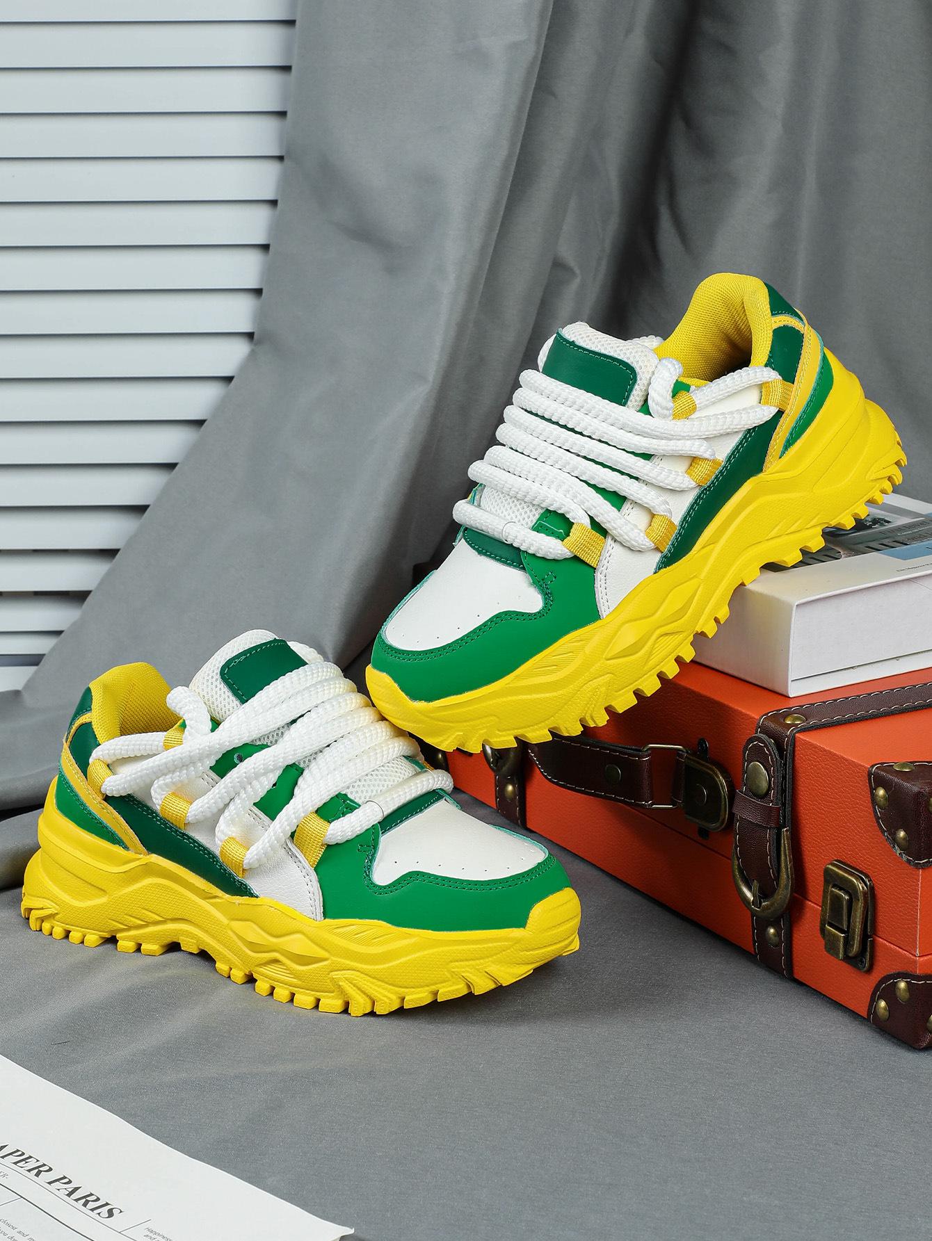 2026 trendy thick-soled fashion casual outdoor dad shoes, couple's versatile sports shoes, soft-soled comfortable student school shoes