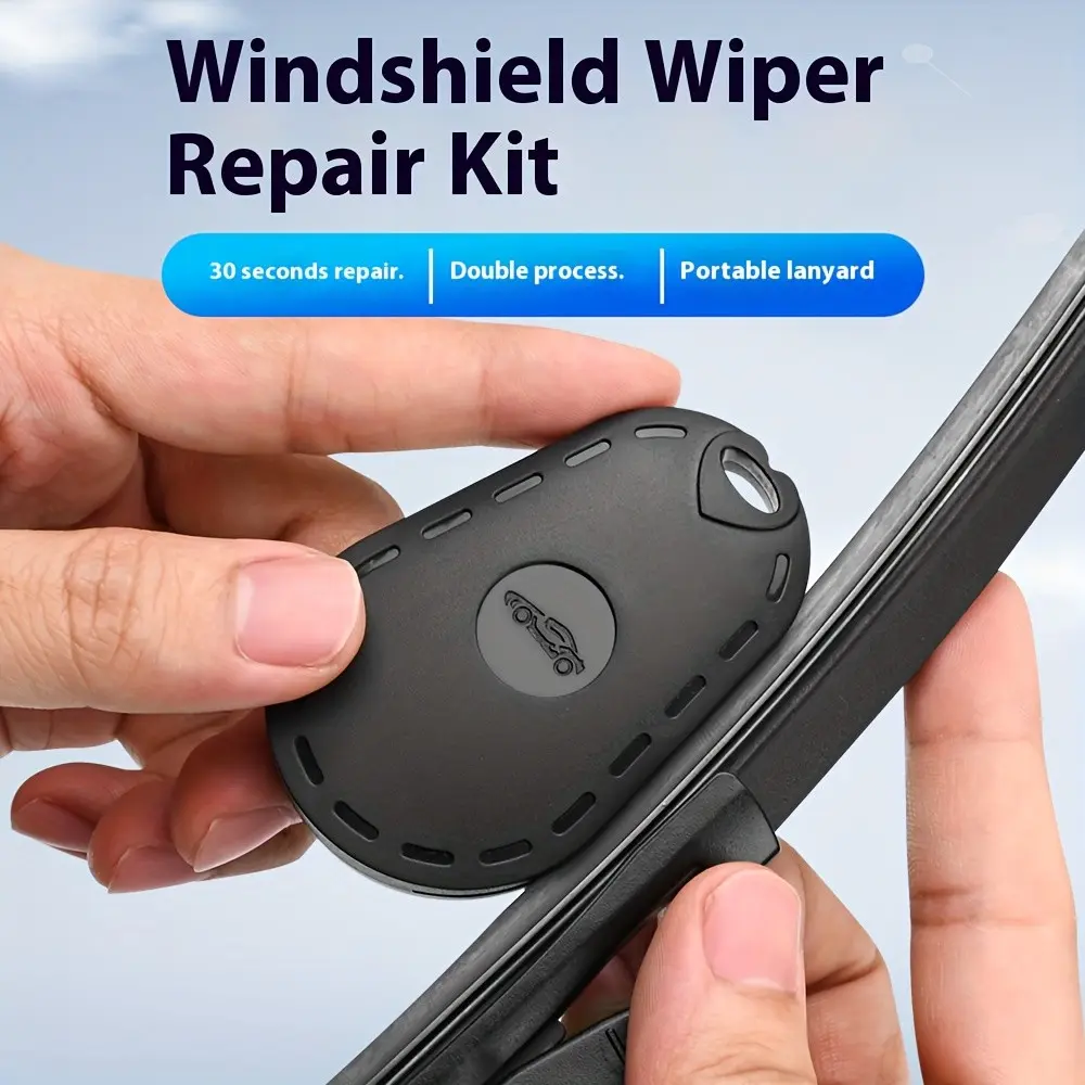 Wiper Repair Kit with Heavy-Duty Rain Wiper Refill System, Compact Tool for Car & Truck Windshield Wiper Blade Maintenance, Visibility Enhancer, Compatible with Most Vehicles, Cost-Effective Auto Repair Solution, Auto Repair Supplies