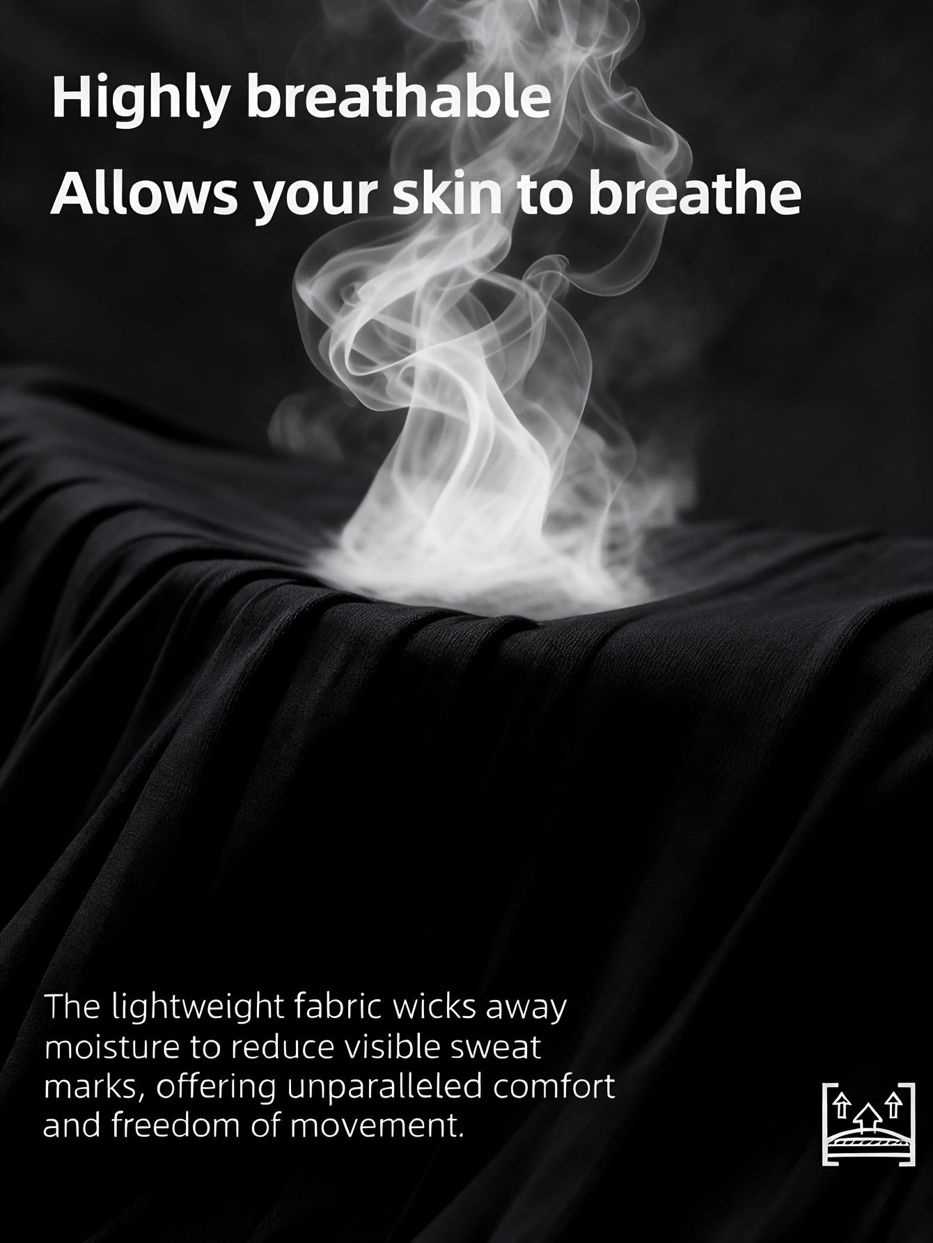 Women's Elegant Solid Color Basic Short Sleeve Pullover - Loose Crew Neck OOTD