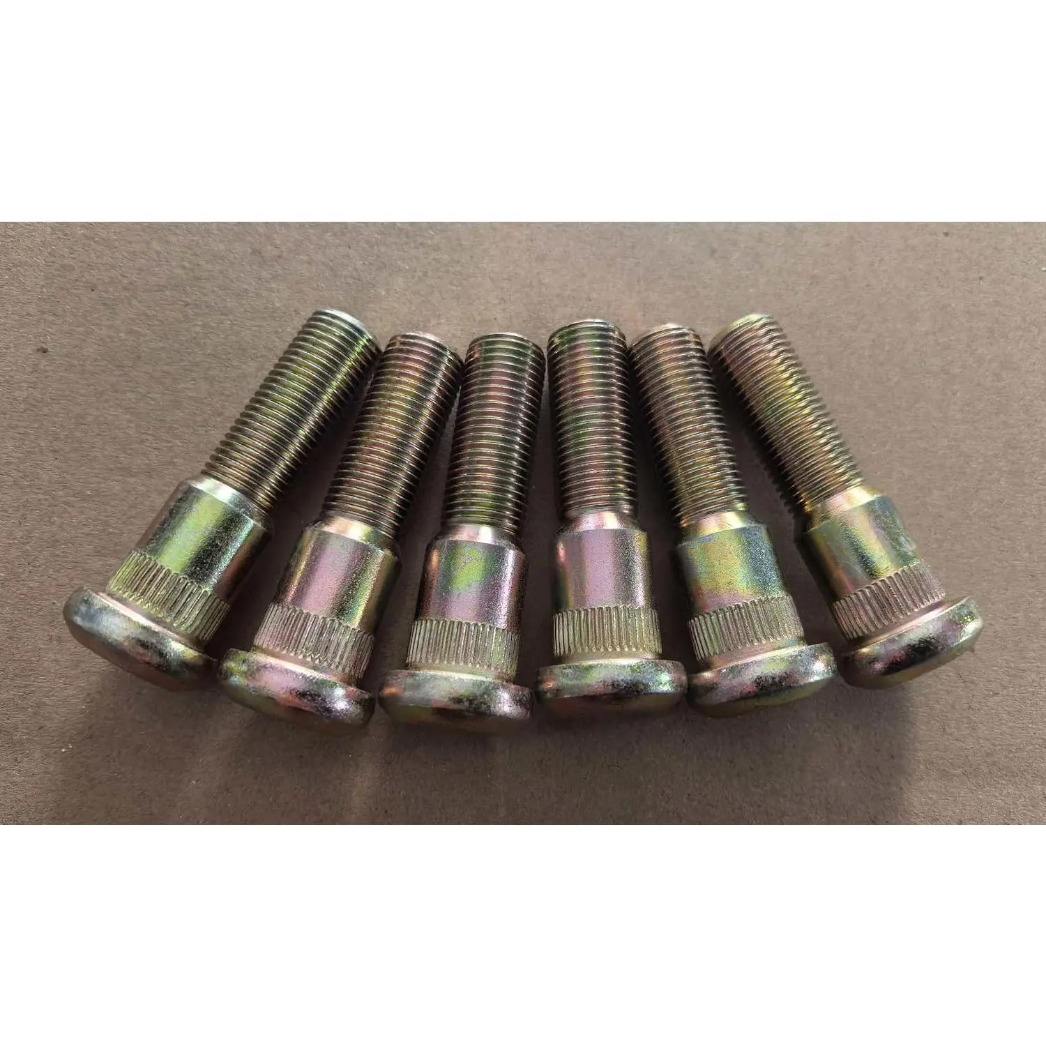 6pcs Drive in Trailer Wheel Hub Stud 9/16-18 x 2.28 in. UHL 0.686 in Knurl Replacement for 7-132 Dexter 5200 6000 7000 lb Hubs