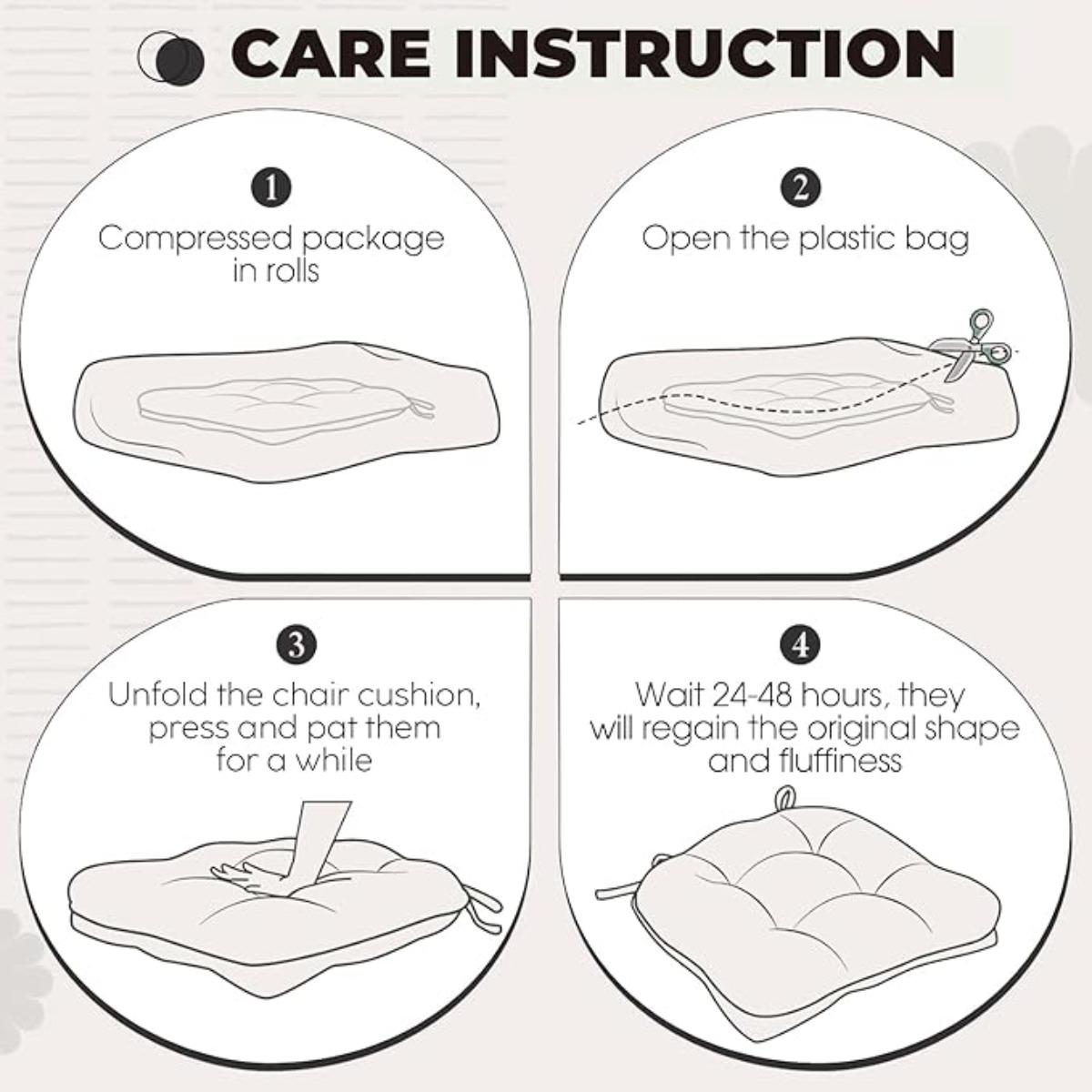 Patio Chair Cushions Set of 2 for Outdoor Funiture,Weather and Fade Resistant Outdoor Chair Pads, 19"x19" Tufted Memory Foam Patio Seat Cushion (2, Red) Patio Chair Cushions Set of 2 for Outdoor Funiture,Weather and Fade Resistant Outdoor Chair Pads, 19"x19" Tufted Memory Foam Patio Seat Cushion (2, Red)