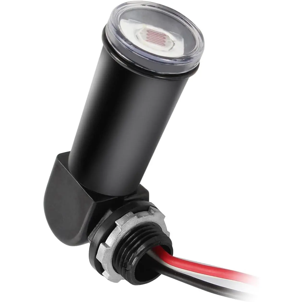 1 Pack Outdoor Photoelectric Sensor, Swivel Mount Conduit Lighting Control with Photocell,Automatic Adjustable Photo Sensor  for Indoor and Outdoor Light