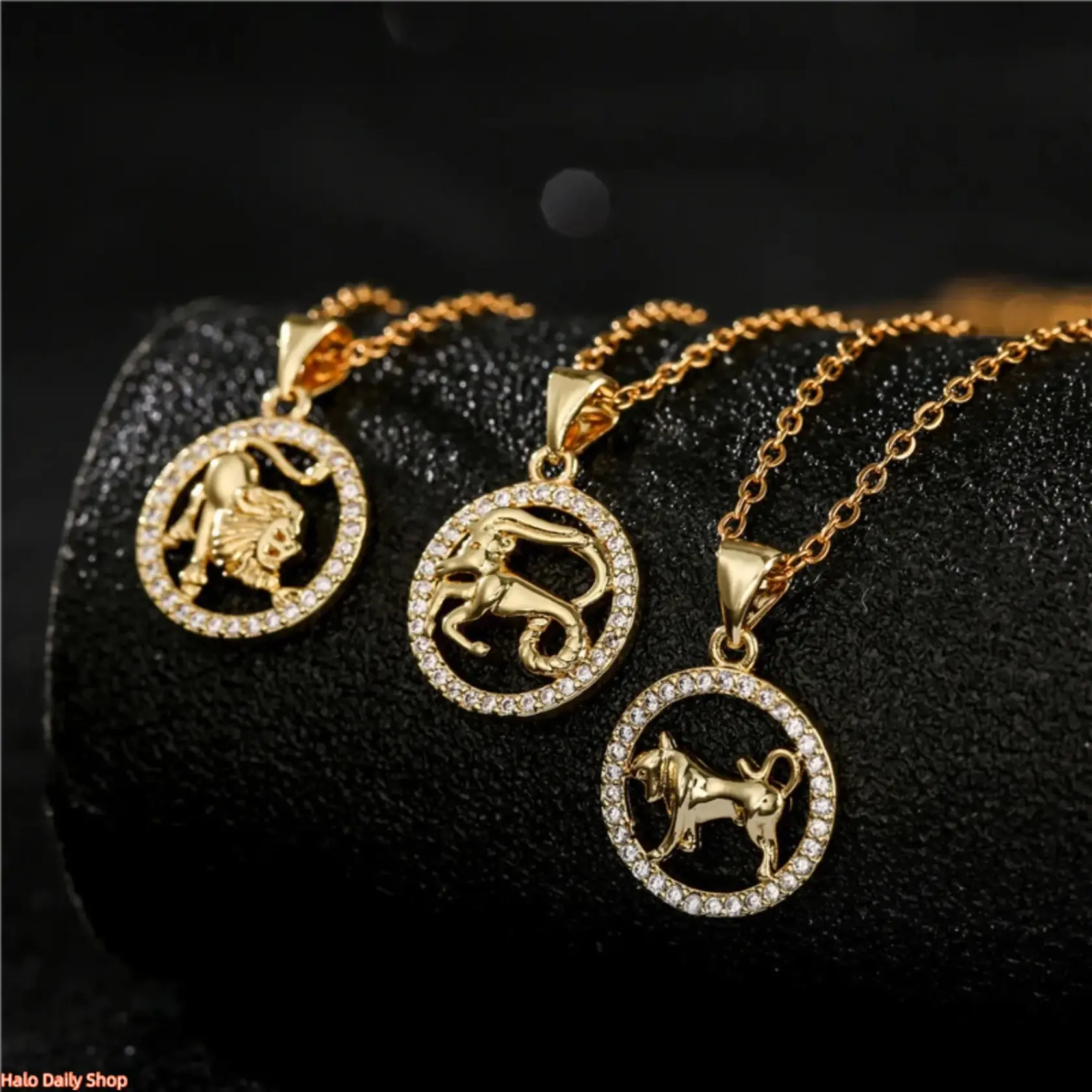 Unisex Metal Alloy Zodiac Pendant Charm Necklace - Sports & Outdoor Accessory for All 12 Zodiac Signs (Scorpio, Leo, Capricorn, Aquarius, Libra, Taurus, Virgo, Gemini, Sagittarius, Pisces, Aries, Cancer) - No