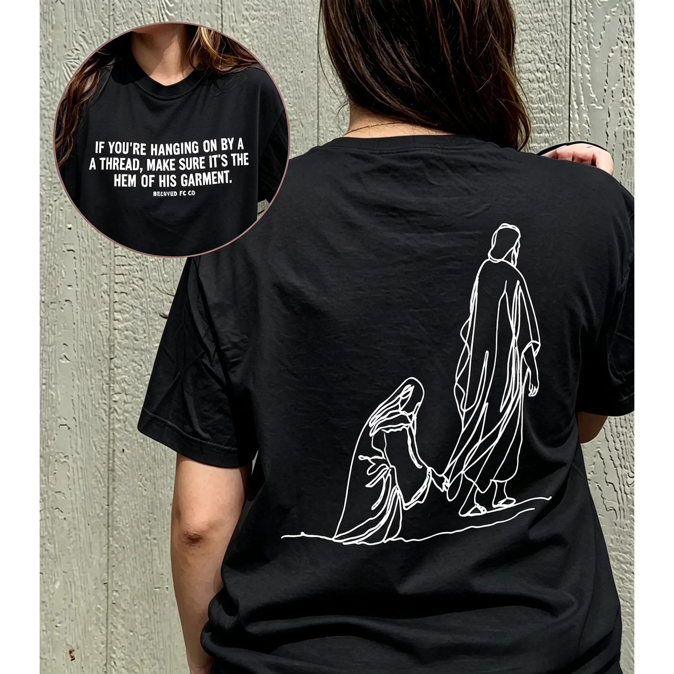 Hang By The Hem Of His Garment Christian Comfort Colors T-Shirt