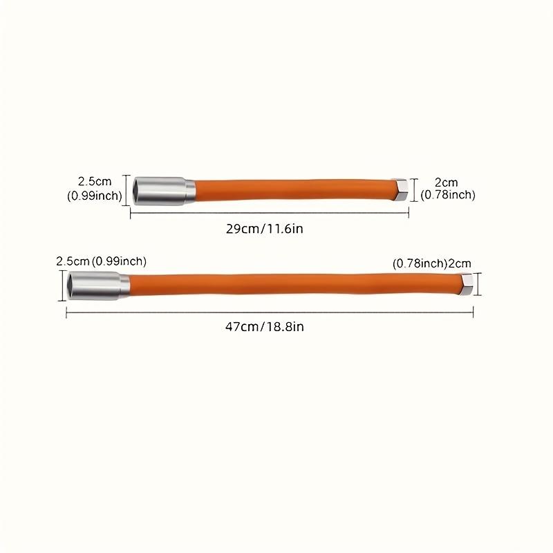 1pc Faucet Extension Hose for Home Use, Durable Splash-Proof Connector, Flexible Multi-Angle Water Pipe for Kitchen & Bathroom