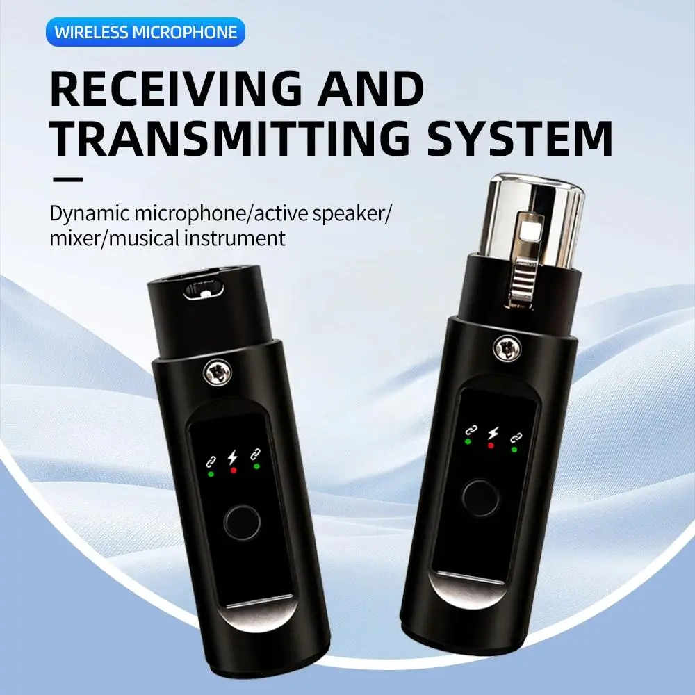 [10-Year Warranty] K-MYZS SL-1 XLR Wireless Microphone Transmitter Receiver Kit for Live Performance And Recording