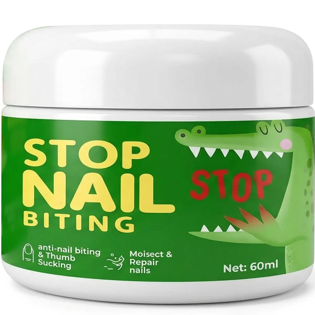 Bitter Taste Nail Deterrent for Kids & Adults, Plant-Based Formula to Discourage Nail Biting & Thumb Sucking, Gentle Habit Support Nail Care Liquid