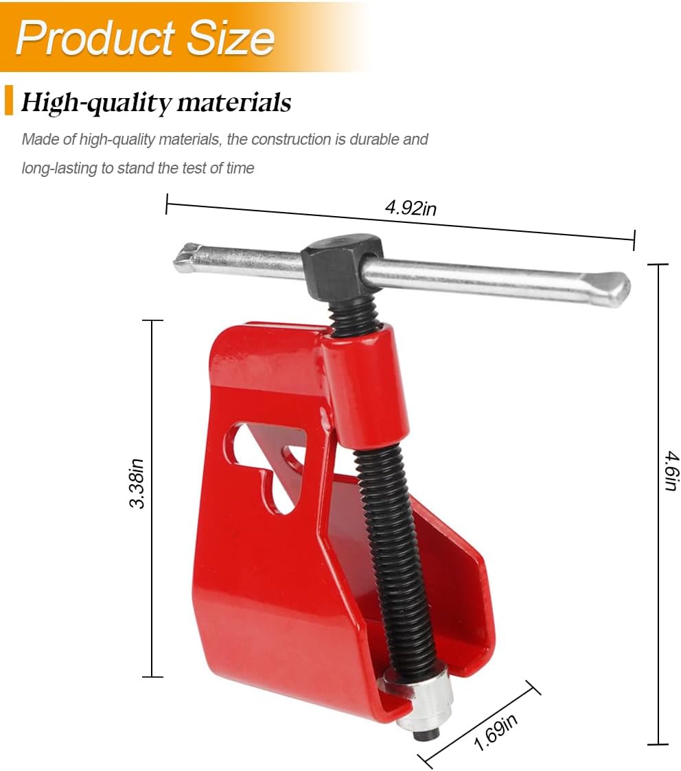Compression Sleeve Puller Tool to Remove Ferrule & Nut of Pipe, 1/2" Ferrule Remover for Copper Compression Sleeve & Tubing, Plumbing Tool for Corroded Frozen  Stop