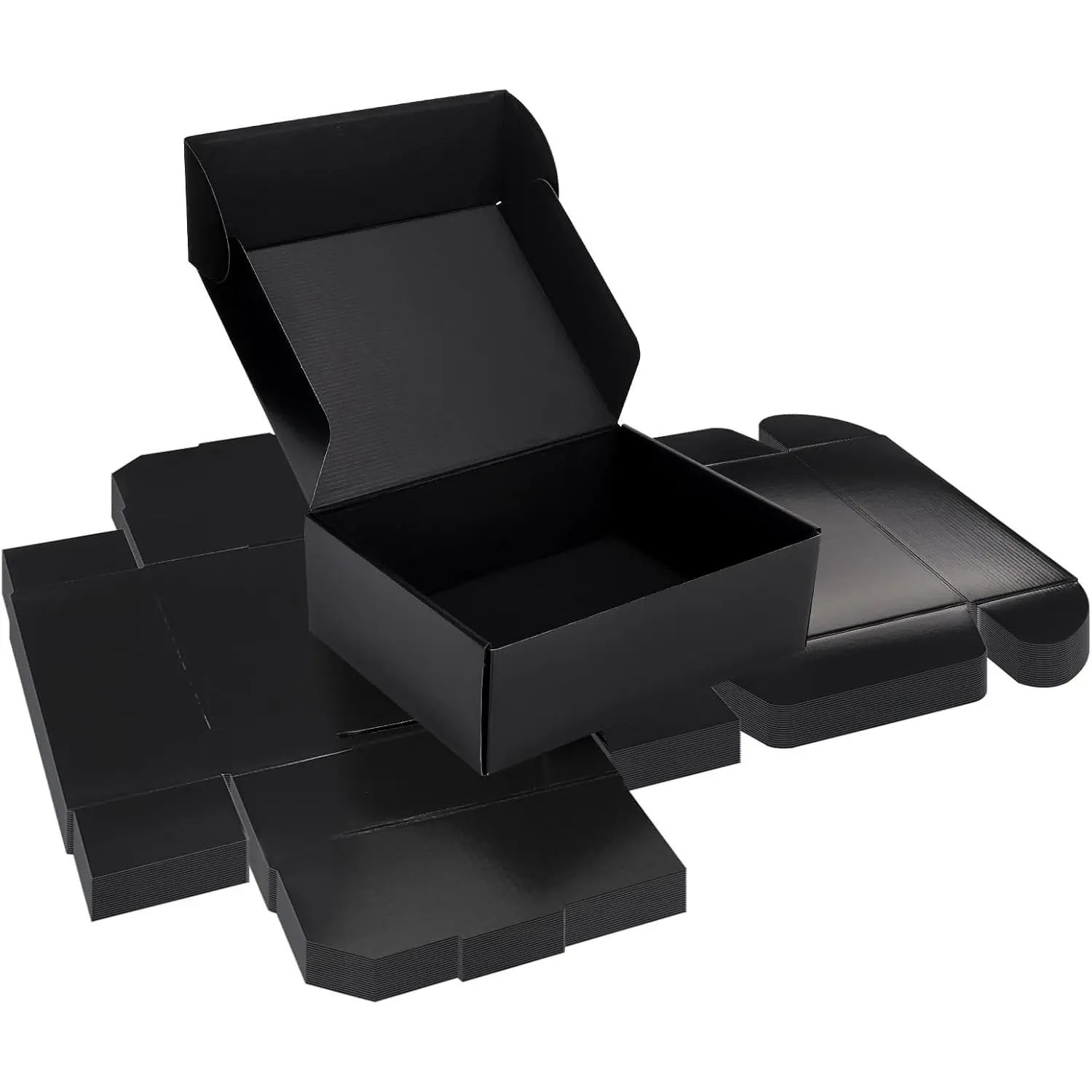 12x9x4 Black Shipping Boxes 20 Pack, Large Cardboard Mailer Boxes for Small Business Shipping Packaging