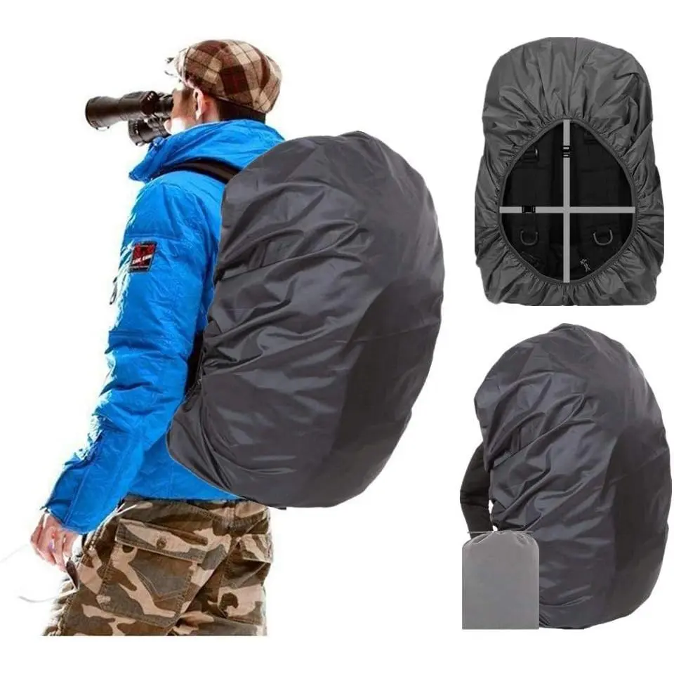 Waterproof Backpack Rain Cover, 12000mm Ultra-Waterproof, Upgraded Ultra-Strong Multilayers, Antislip Buckle Strap