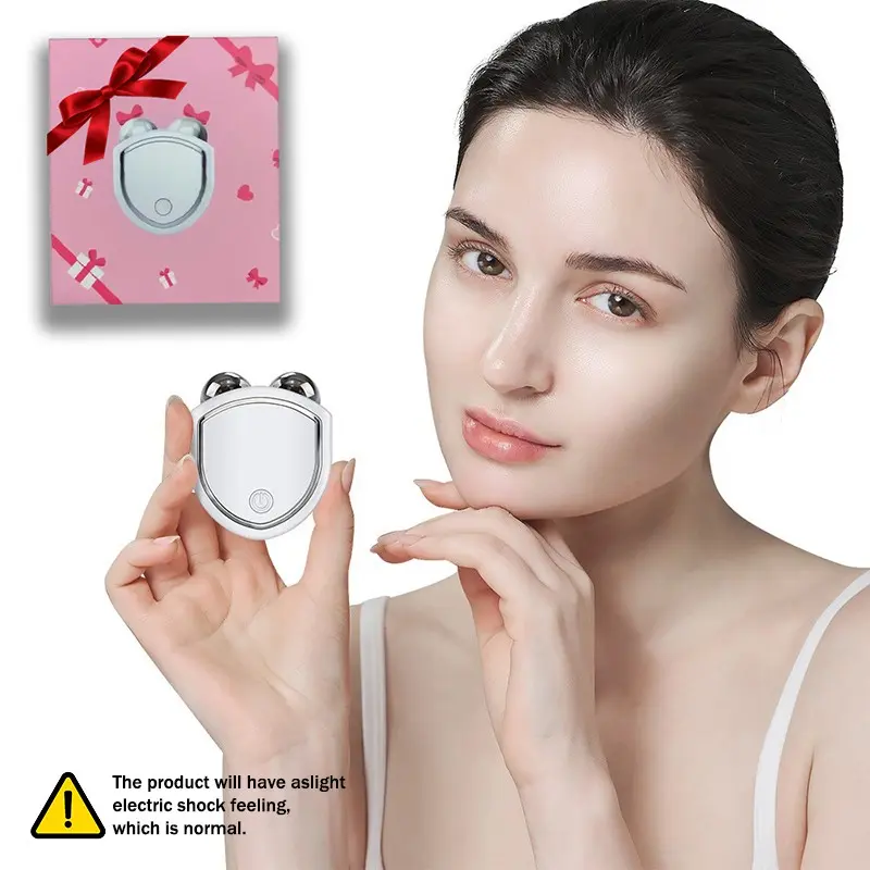 Mini Facial Lifting Massager, Skin Tightening Device, Facial Beauty Instrument, 3 Speed Modes, Compact Portable Beauty Tool for Face Neck Legs, Ideal Gift for Women & Mothers