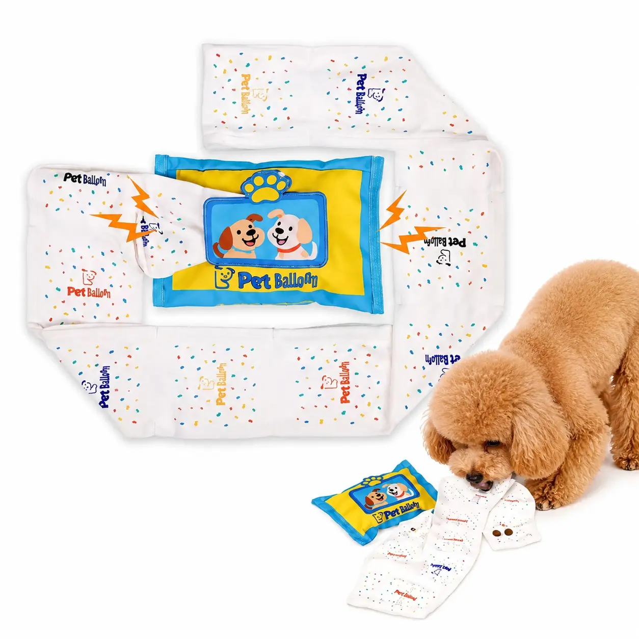 Dog Scented Hidden Food Toy, Durable Bite-Resistant Paper Towel Box, Mental Stimulation Pet Training Toy, Fun and Educational Dog Plaything