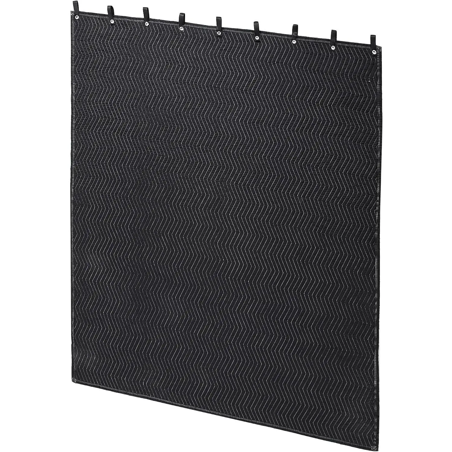 Studio Sound Blanket, Large Soundproof Blanket with Grommets, Heavy Duty Sound Dampening Noise Reducing Divider for Workshop, Basement, Laundry, Acoustic (Black, 48 * 72)