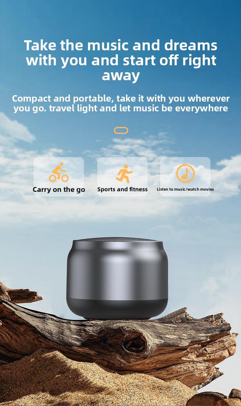 Wireless Bluetooth Speaker Mini Cannon Powerful Bass Portable Speaker High Fidelity Loud Volume Wireless Bluetooth Speaker Mini Cannon Powerful Bass Portable Speaker High Fidelity Loud Volume
