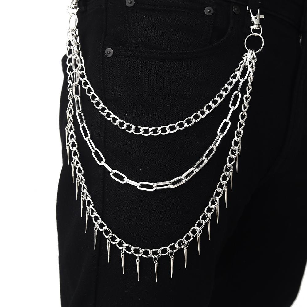 Punk Pants Chains Belt Chain for Man Women Jean Trousers Chains  Goth Jewelry Gothic Emo Scene Accessories