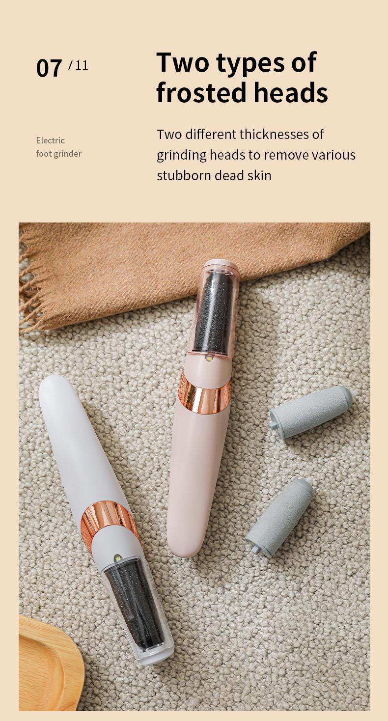 Electric Foot Grinding Stone - Digital Foot Grinder, Rechargeable, Exfoliating Tool for Calluses, Home & Nail Salons Use, Perfect Gift