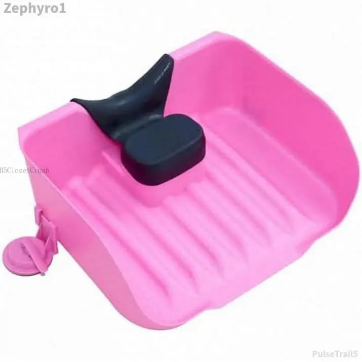 Portable Rectangular Sturdy Fully Assembled Pulsetrail5 Home Wash Basin, Space-Saving Tear-Free Hair Wash Solution for Kids & The Elderly (Pink)