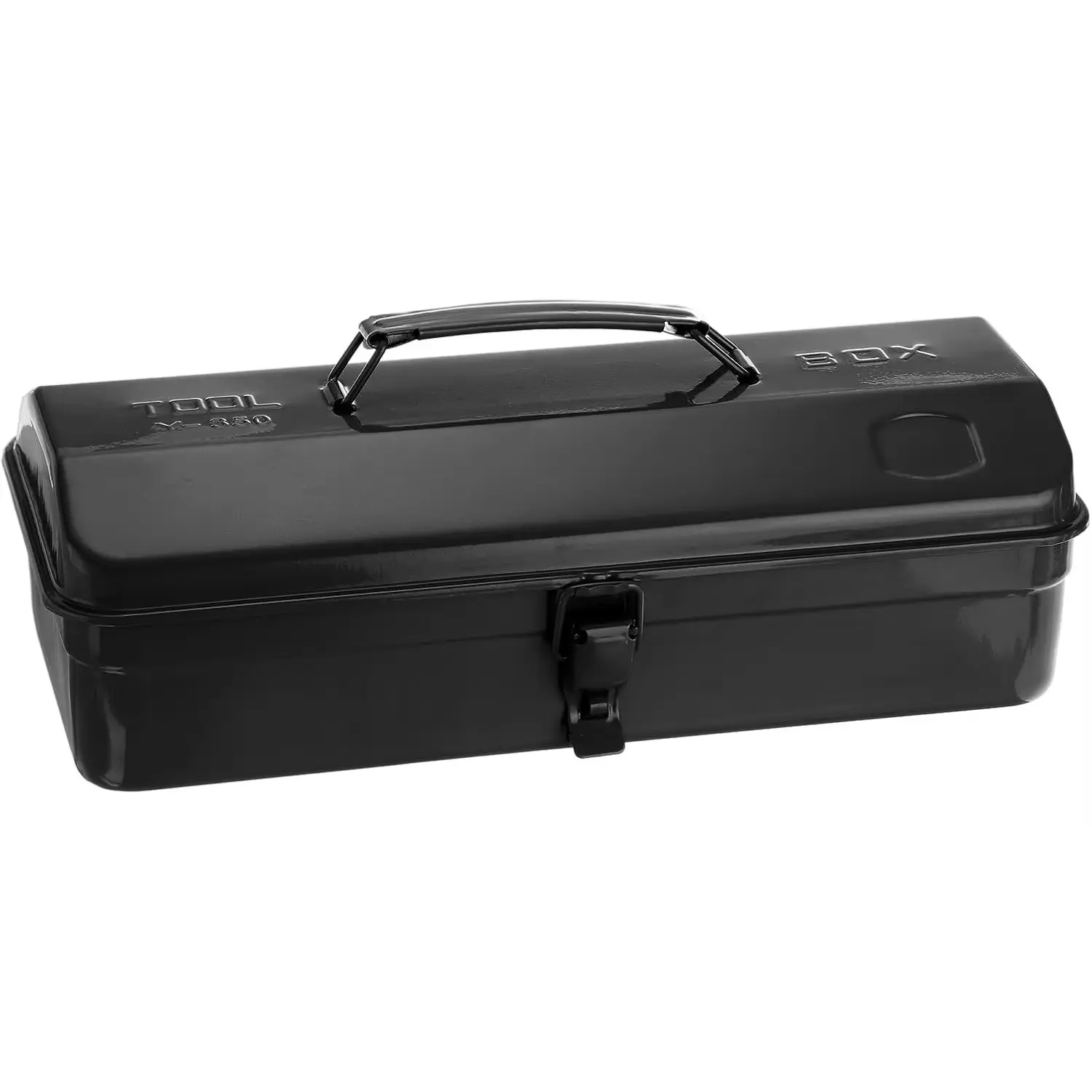 14.2 Inch Portable Steel Tool Box, Durable /, Ideal for Storage & Organization, Compact Design for Easy Transport, Toolbox