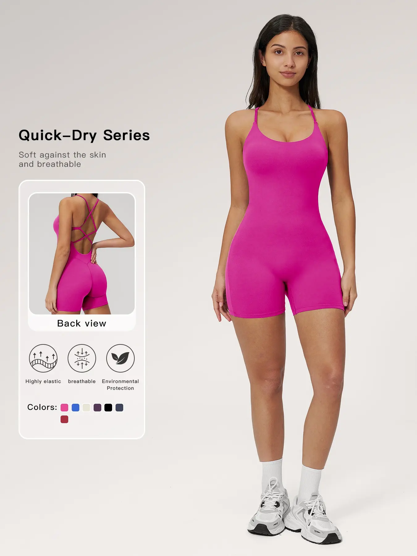 Cross-Border Backless Yoga, Fitness Dance Bodysuit, Butt Lifting, Ruched Micro Flare, Seamless Design, Ideal for Workout & Dance, Activewear Jumpsuit, Shaping Yoga Jumpsuit, Ruched Sports Jumpsuit, Yoga Workout Jumpsuits, Sportswear Jumpsuits