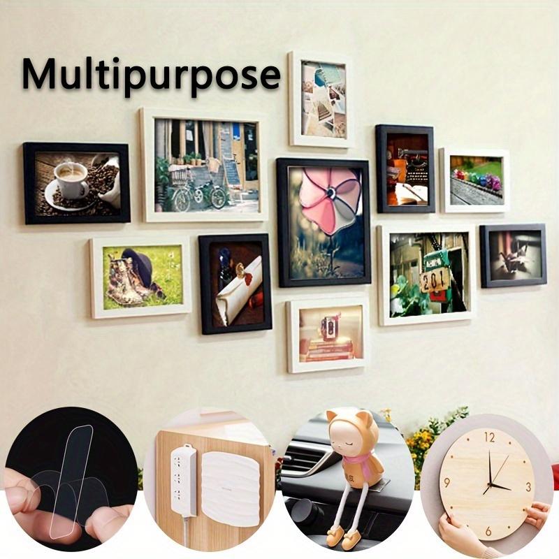 Double Sided Adhesive Tape, Durable Long Lasting Adhesive Double Sided Super Strong Adhesion, Waterproof Removable Clear Invisible Adhesive Mounting Tape for Walls, Arts and Crafts, Multifunctional Adhesive Tape for Home & Office